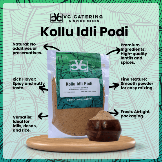 Kollu Idli Podi - VC Catering & Spice Mixes - 55 Kollu Idli Podi - VC Catering & Spice Mixes - 55