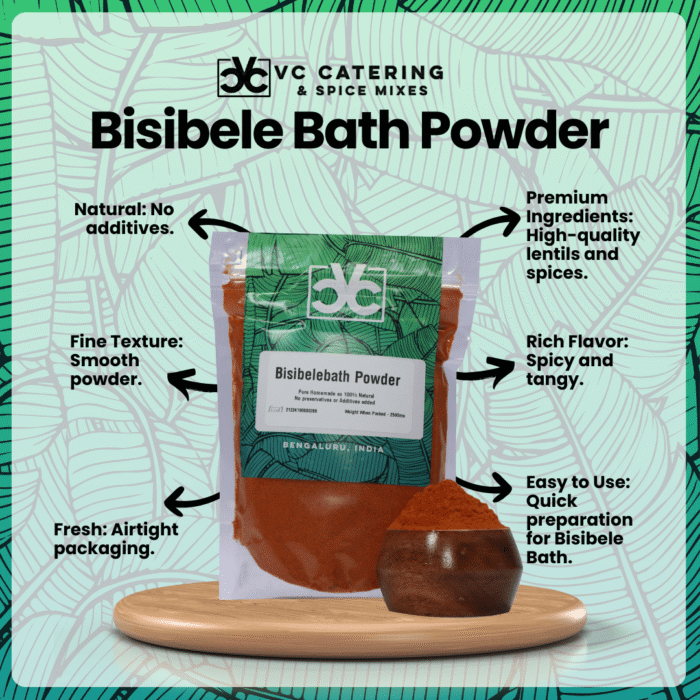Bisibele Bath Powder by VC Catering and Spice Mixes vccspices - 5
