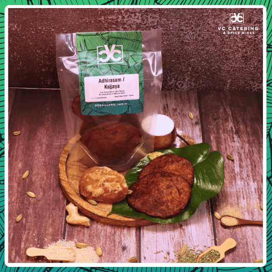 Adhirasam by VC Catering & Spice Mixes – Front View Adhirasam by VC Catering & Spice Mixes – Front View