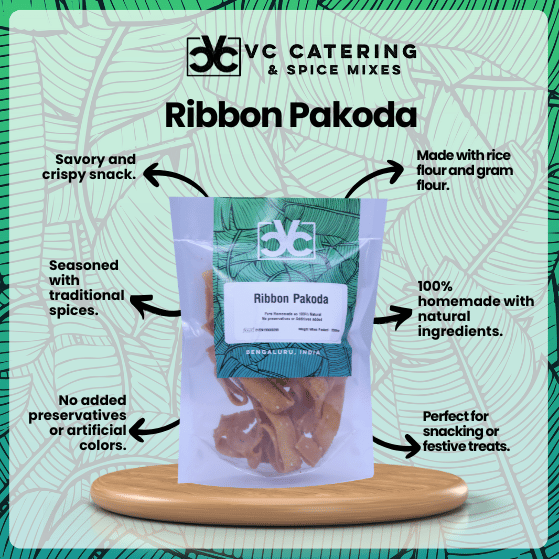 Ribbon Pakoda - By VC Catering & Spice Mixes - 7 Ribbon Pakoda - By VC Catering & Spice Mixes - 7