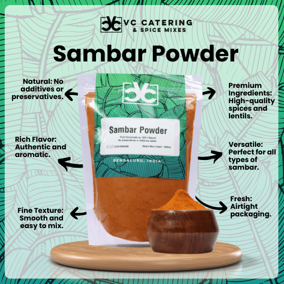 Sambar Powder - VC Catering and Spice Mixes vccspices - 5 Sambar Powder - VC Catering and Spice Mixes vccspices - 5